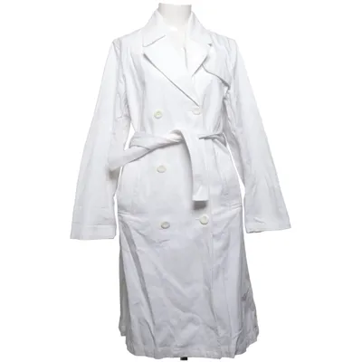 Trench-coat (Blanc) de Polo Jeans Company Ralph Lauren Coton