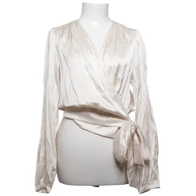 Slå-om bluse (Beige) fra Apricot Polyester, Viscose
