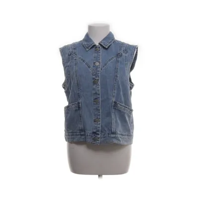 Spijker gilet (Blauw) van ONLY Katoen