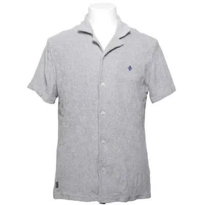 Short sleeve shirt (Gray) from Morris Tailoring Cotton