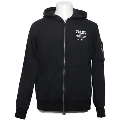 Capuchon sweater (Zwart) van Asus Katoen, Polyester