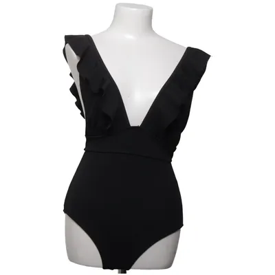 Maillot de bain une pièce (Noir) de Shein Élasthane, Polyester
