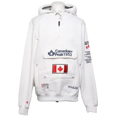 Huvtröja (Vit) från Canadian Peak Polyester