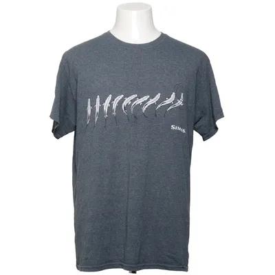 T-shirt (Gris) de Simms Coton, Polyester