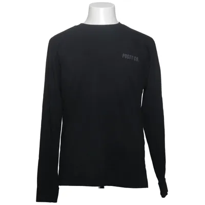 Långärmad t-shirt (Svart, Flerfärgad) från Posty Co Bomull