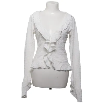 Bluse (Weiß) von Nelly Baumwolle, Elasthan, Polyester