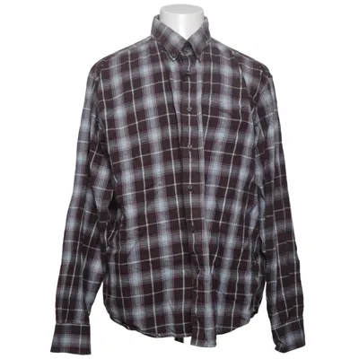 Button down shirt (Brown, White) from Blue Harbour Cotton