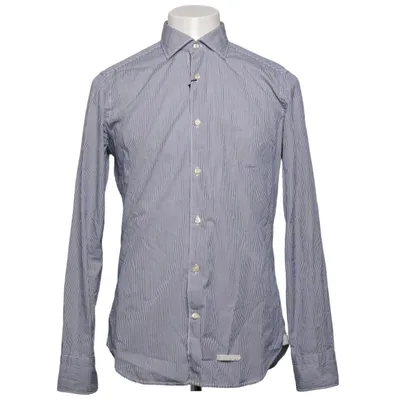 Shirt (Blue, White) from Tintoria Mattei Cotton