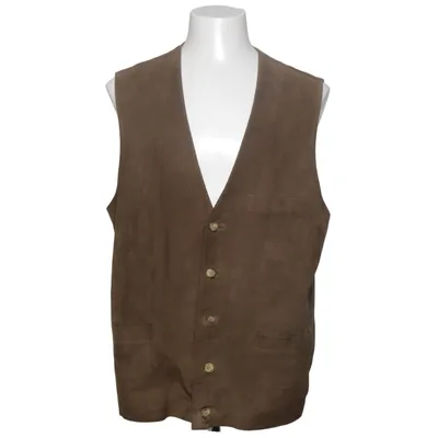 Leren vest (Bruin) van Trapper Leer