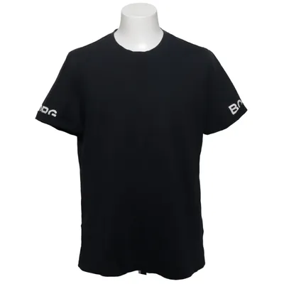 T-shirt (Zwart) van Björn Borg Katoen, Polyester