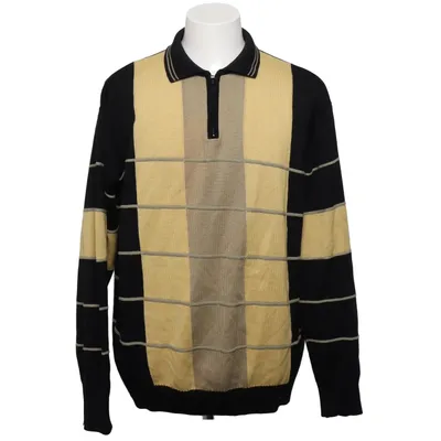 Sweater (Black, Yellow) from Pierre Hector Acrylic, Cotton