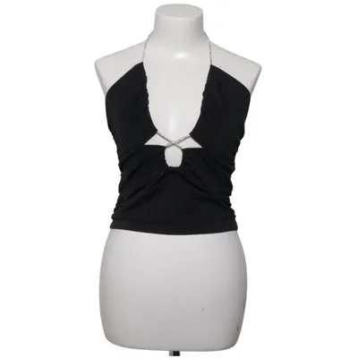 Halterneck top (Sort) fra Bik Bok Elastan, Polyester