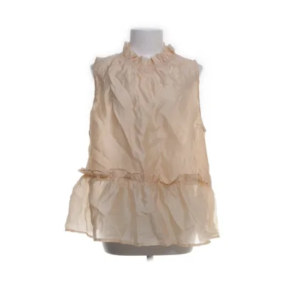 Peplumtopp (Beige) från CoCouture Polyester, Viskos
