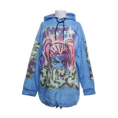 Hood dress (Blue, Multicolored) from Jaded London Polyester
