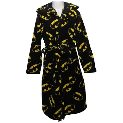 Bathrobe (Black, Yellow) from Batman Polyester