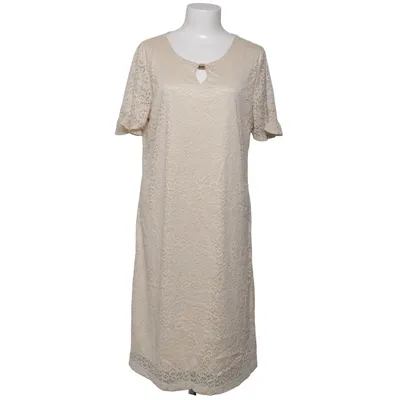 Dress (Beige) from Miss Classic Cotton, Polyester