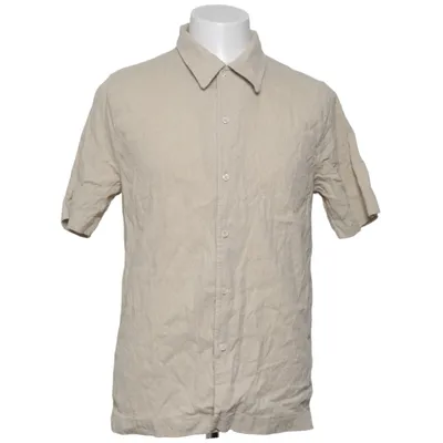 Short sleeve shirt (Beige) from Séfr Cotton, Linen, Polyamide