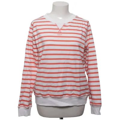Langærmet t-shirt (Orange, Hvid) fra Thom by Thomas Rath Bomuld, Polyester