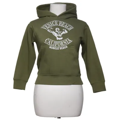 Sweat à capuche (Vert) de AMS Coton, Polyester