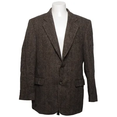 Blazer (Marron) de Brook Taverner Viscose, Laine
