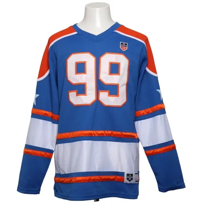 Eishockeyhemd (Blau, Orange, Weiß) von Stadium Polyester