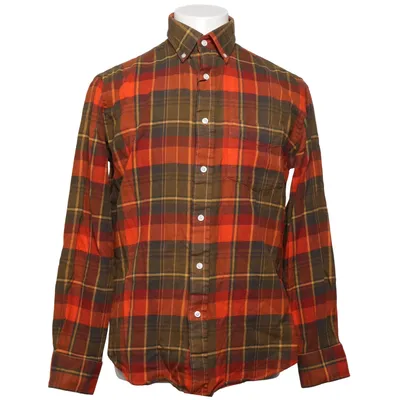 Flannel skjorte (Rød, Brun, Gul) fra Filip Shirts Bomuld