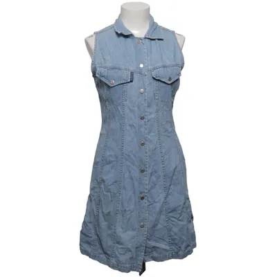 Denim jurk (Blauw) van Background Katoen