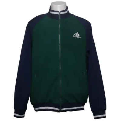 Träningsjacka (Grön, Blå, Vit) från Adidas Bomull, Polyester