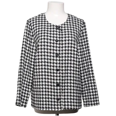 Kofta (Svart, Vit) från Åshild Elastan, Polyester, Viskos
