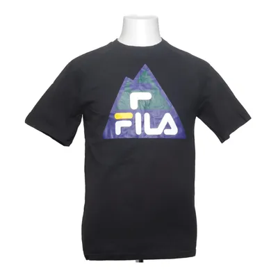 T-shirt (Black, Multicolored) from Fila Cotton