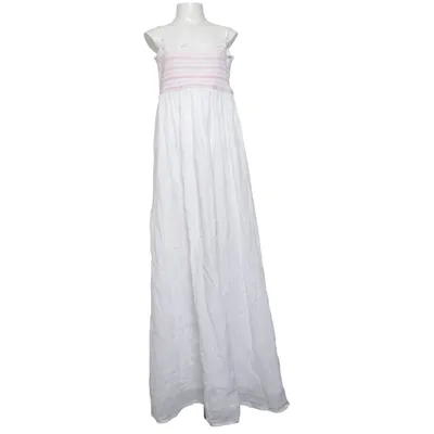 Maxi jurk (Wit, Roze) van Gina Tricot Katoen