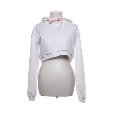 Hoodie (White, Pink) from Just F... Cotton, Polyester