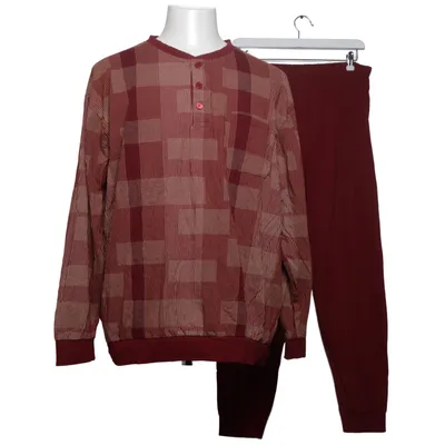 Pyjamas (Röd, Beige) från Normann Bomull
