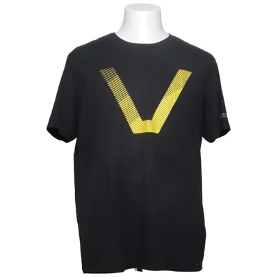 T-shirt (Zwart, Geel) van CCM Katoen, Polyester, Viscose