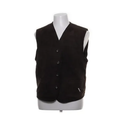 Leren vest (Bruin) van Hugo Boss