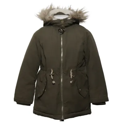 Parka (Green) from H&M Polyester, Cotton, Acrylic