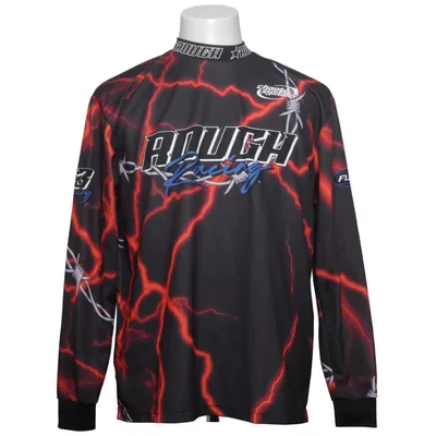 Langærmet t-shirt (Sort, Rød, Flerfarvet) fra Roush Racing