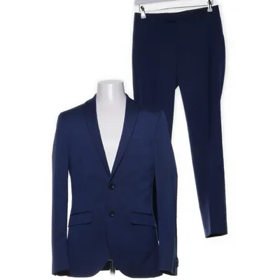 Kostym (Blå) från Angelo Litrico Elastan, Polyester, Viskos