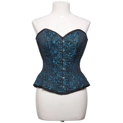 Corset (Blue, Black) from Corset Story Cotton