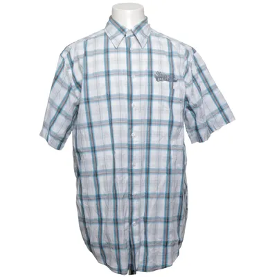 Korte mouwen shirt (Blauw, Wit, Bruin) van John F.Gee Katoen