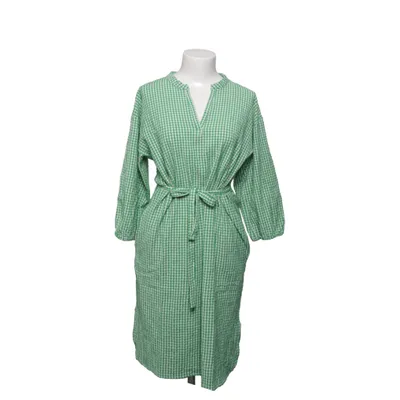 Klänning (Grön, Vit) från Nathalie Vleeschouwer Elastan, Polyester, Viskos