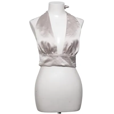Haut dos-nu (Beige) de Garage Polyester