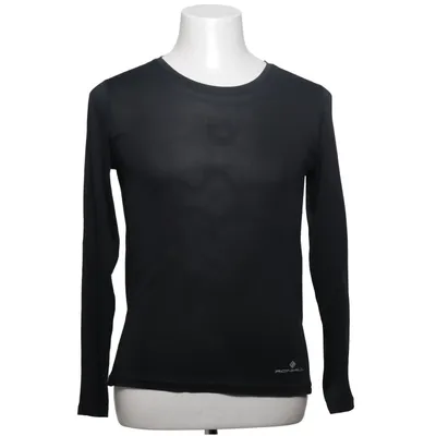 Långärmad t-shirt (Svart) från Ronhill Polyester