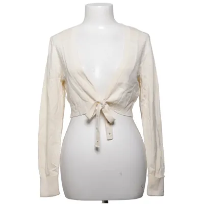 Wrap cardigan (White) from Emily Elastane, Polyamide, Silk, Viscose