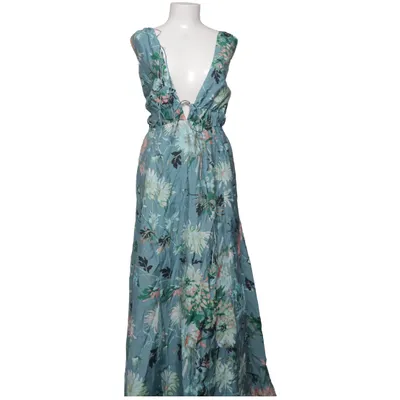 Maxi jurk (Turquoise, Meerkleurig) van H&M Lyocell, Polyester
