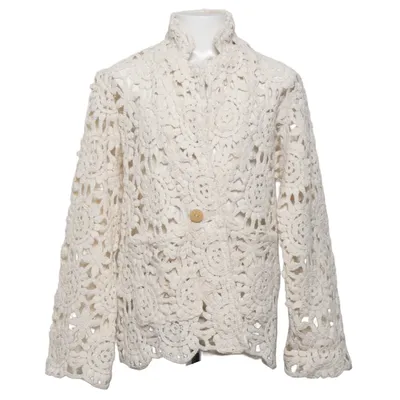 Cardigan (Beige) van Zara Katoen, Polyamide