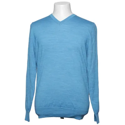 Pullover (Blue) from A.W. Dunmore Acrylic, Merino wool