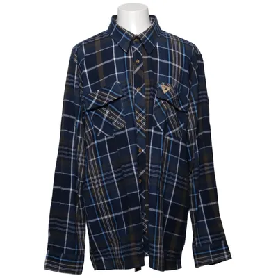 Flannel shirt (Blue, White, Brown) from Woodstock Cotton