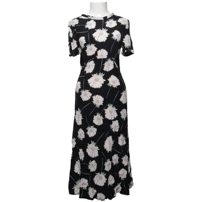 Jurk (Zwart, Meerkleurig) van Warehouse Viscose