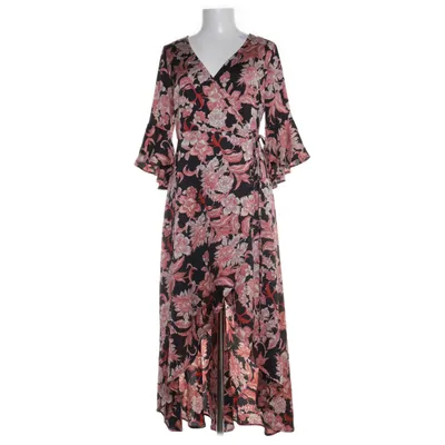 Wikkeljurk (Zwart, Meerkleurig) van Glamorous Polyester